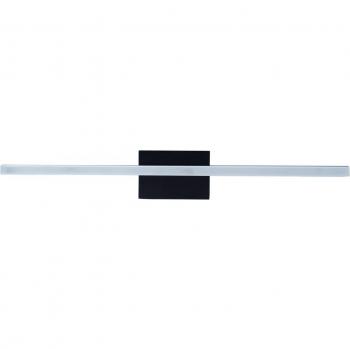 Lámpara de espejo para baño, LED, color negro, Lindby Okke