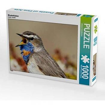 CALVENDO Puzzle Blaukehlchen 1000 Teile Lege-Größe 64 x 48 cm Foto-Puzzle