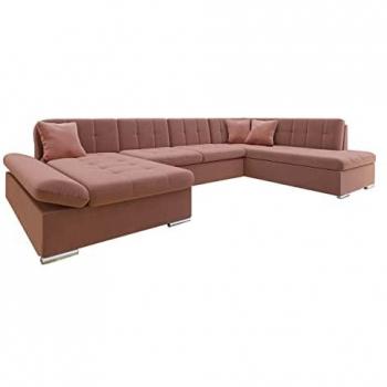 Sofá rinconero Comfivo 173, Venus Velvet 2918 + Magic Velvet 2258, 345x205x76cm
