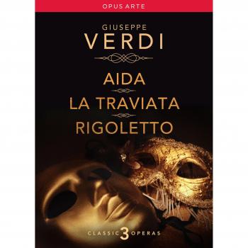 Boîte d'Opéras Verdi : Aïda, La Traviata, Rigoletto – 5 DVD