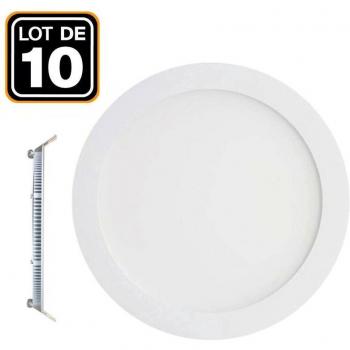 Europalamp 10 Spot LED 3W extra plat 4500K blanc neutre