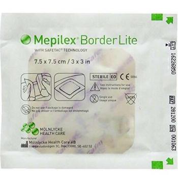 Mölnlycke Mepilex Border Lite 7,5x7,5 cm 5 Pezzi