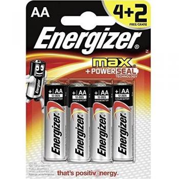 Pilas AA Energizer Max 1.5V