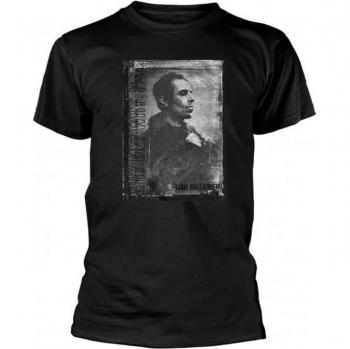 Liam Gallagher Unisex Adult Monochrome Cotton Tee XXL Black