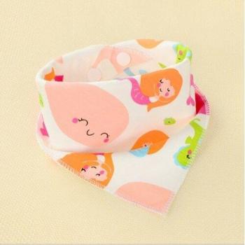 Baberos de bandana impermeables para niños