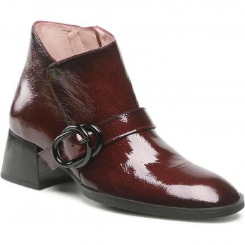 Elegante Dunkelrote Stiefeletten Hispanitas