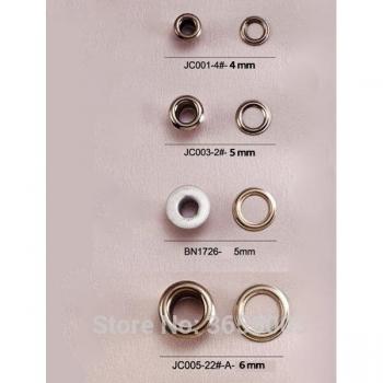 600 Sets JY-001 Nickel Brass Eyelets with Washer