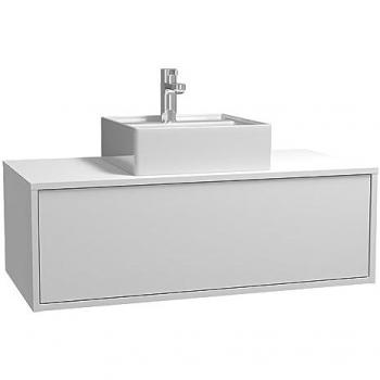 Mobile da bagno sospeso 94 cm con lavabo bianco