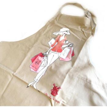 Les Trésors De Lily Beige Taupe Parisian Apron