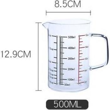 Borosilicate Glass Milk Measuring Cup