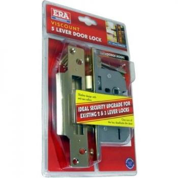 Era Viscount 5 Lever Mortice Sashlock Finish: Brass Effect 63mm