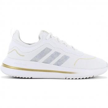 Adidas Fukasa Run – Chaussures de Course Femme, Noir-Argent, 41 ⅓