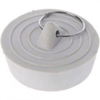 Bouchon évier flexible avec anneau rétractable