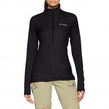 Vaude Damen Bormio Halfzip II Jacke, Schwarz Uni, 42