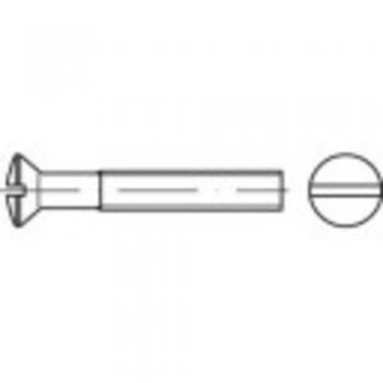 M5 20 mm TOOLCRAFT Linsenschraube TO-5384430 – 200 Stück Stahl, galvanisch verzinkt, DIN 964 Schlitz