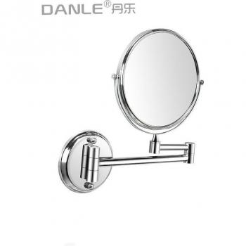 Miroir maquillage mural 8 à triple amplification, bras ajustables pivotants – Vue pleine 360°