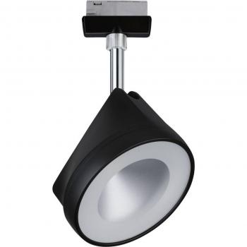 Paulmann URail Arena Dimmable LED Track Spot Light 14W 4000K Black Matte Chrome