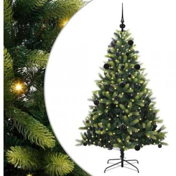 Arbre de Noël vert 150 cm avec éclairage LED