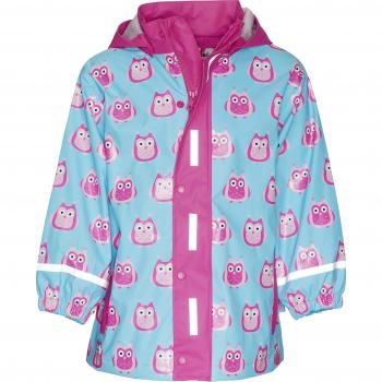 Playshoes chaqueta impermeable búhos azul/rosa niñas talla 116