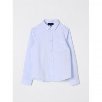 Emporio Armani Blusa Blu con Mini Logo, 12