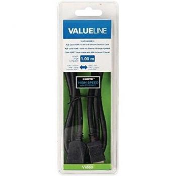 Prolungatore HDMI 1 metro High Speed con Ethernet, connettore femmina