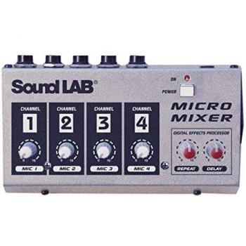 Sonorité 4 Canaux Mono SoundLab – Micro + Effets