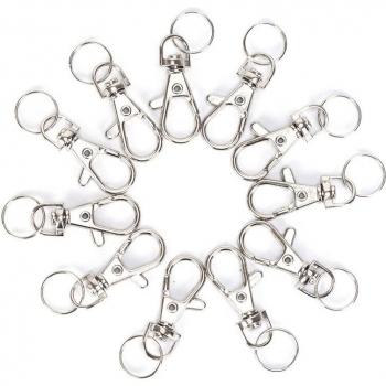 100 Pcs Metal Swivel Trigger Clips