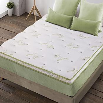 Surmatelas Bambou Serenity – 8 cm d’épaisseur, 90 × 190 cm