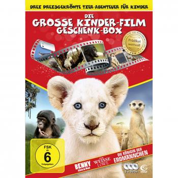 Die große Kinderfilm-Geschenk-Box mit drei preisgekrönten Tier-Abenteuern: Der weiße Löwe, Benny