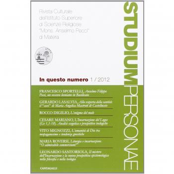 Studium personae. Rivista culturale dell'Istituto superiore di scienze religiose Mons. A. Pecci di Matera