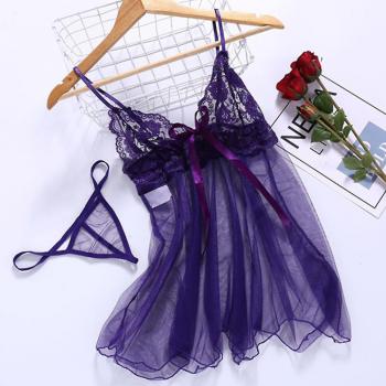 Lencería Sexy Bestdaily Mujer Pura en Púrpura 4XL – Camisón y Vestido