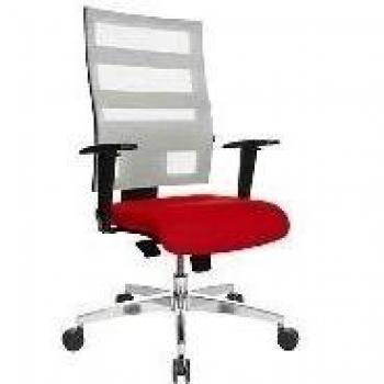 Topstar Bürostuhl X-Pander 9590T313 Alu Gestell Rot/Weiß