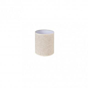 Senko Zylinderschimmer Happy – Beige Leinen, 15 cm × 15 cm × 18 cm