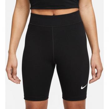 Nike Sportswear Classic Bike-Shorts mit hohem Taillenbund für Damen Schwarz XS (EU 32-34)