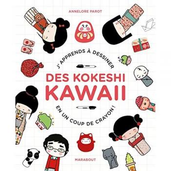 Annelore Parot Je Dessine Des Kokeshi Kawai