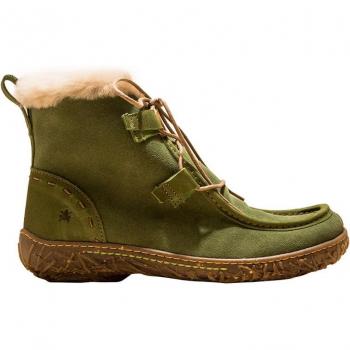 El Naturalista Botines de mujer de piel con cordones