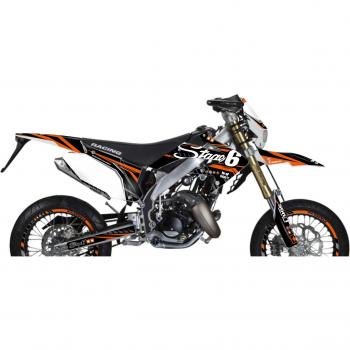 Collezione Grafica Decoro Stage 6 Arancione Honda HM 50