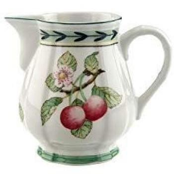 French Garden Creamer 8.5 oz Porcelain