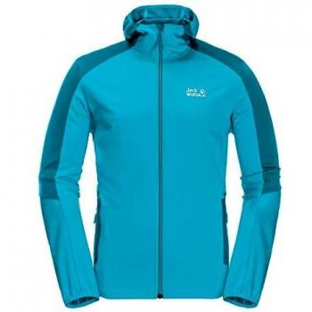 Jack Wolfskin Herren Outdoor Jacke Go Hike Softshell M Shell – Blau Jewel, 2XL