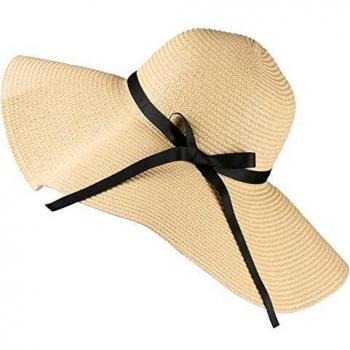 Damen-Strahldach – Tencoz Sonnenhut mit großem Rand, Strandversion