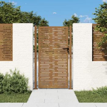 Square Corten Steel Garden Gate 105x180 – VidaXL