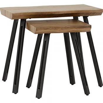 Seconique Quebec Wave Edge Nest of Tables