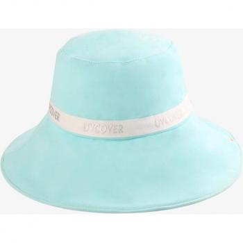 Gorra de Playa con Borde a Cuadros