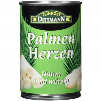 Mild-Würzige Palmenherzen Dittmann Natur 400 g