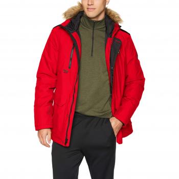 Helly Hansen Chaqueta Svalbard Parka, Rojo, Talla 2XL para Hombre
