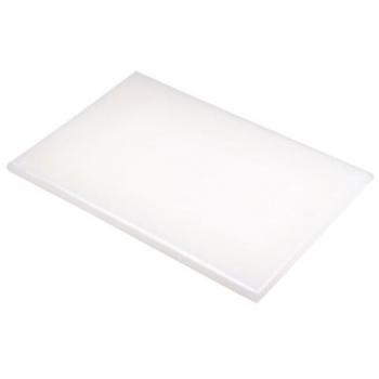 Hygiplas J038 Extra Thick White High Density Chopping Board 25x45x30cm