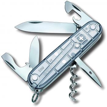 Spartan Multitool Victorinox – 12 Funções, 59g, Acabamento Prata Transparente