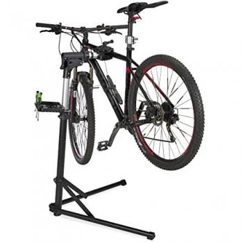 Supporto per Bicicletta Relaxdays, Telaio 25-40 mm, Nero