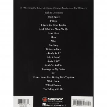 Taylor Swift: Easy Guitar Anthology