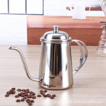 Cafetière à main 650ml en inox 304 pour préparation de café goutte à goutte